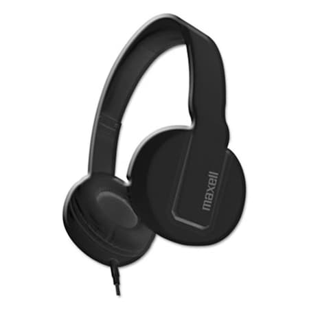 Maxell Solids Headphones, Black MA33561